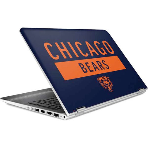 NFL Chicago Bears Blue Performance Series HP Pavilion Skin